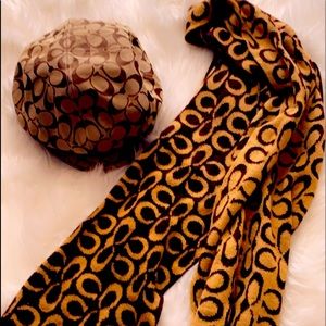 Coach hat&scarf